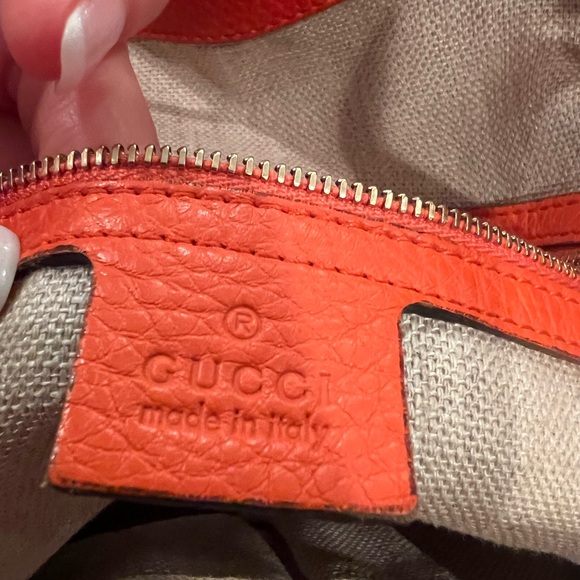 Gucci Orange and Tan Shoulder Bag - Picture 5 of 6